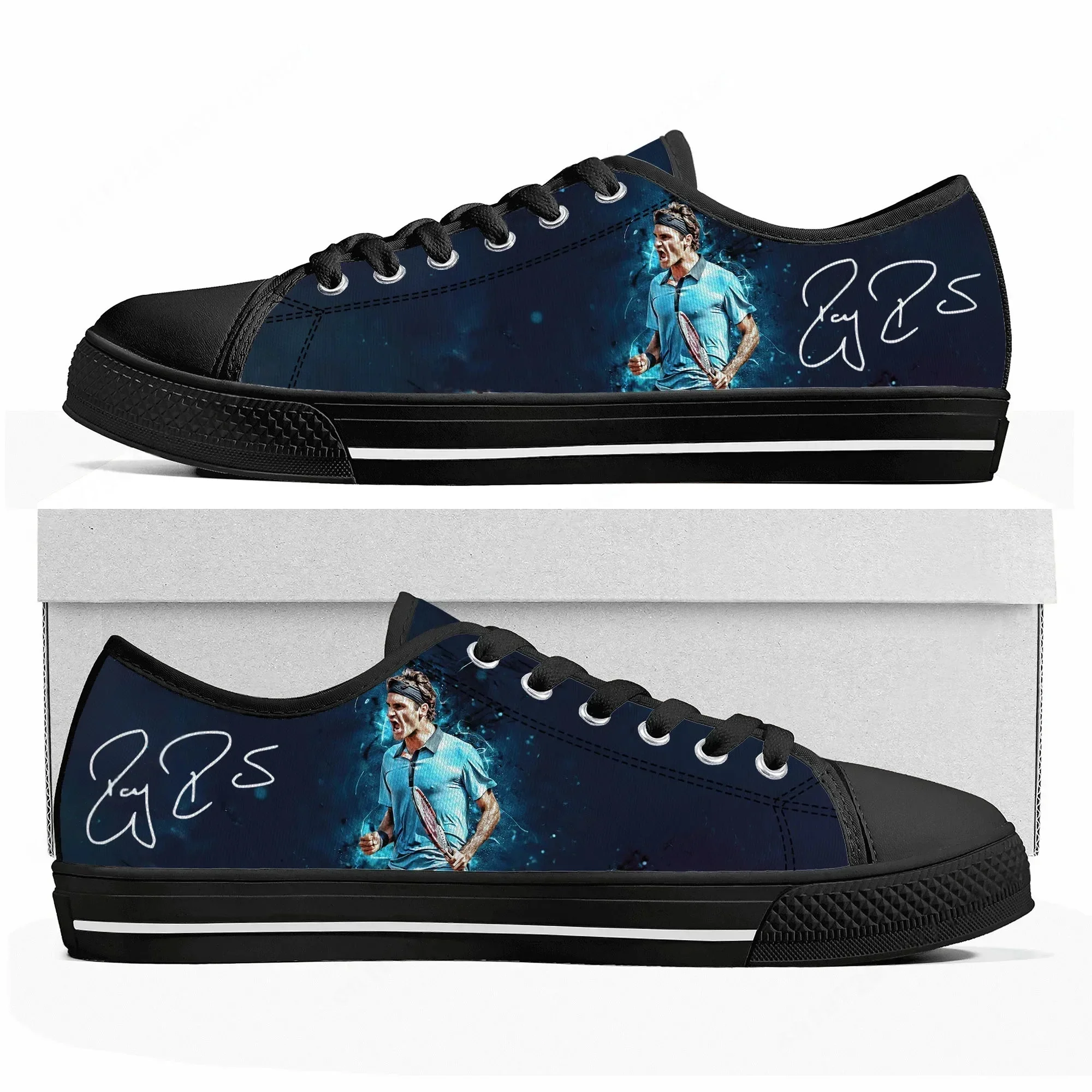 Women'S Fashion Tennis Shoes - Tennis King Federer Low Top Sneakers