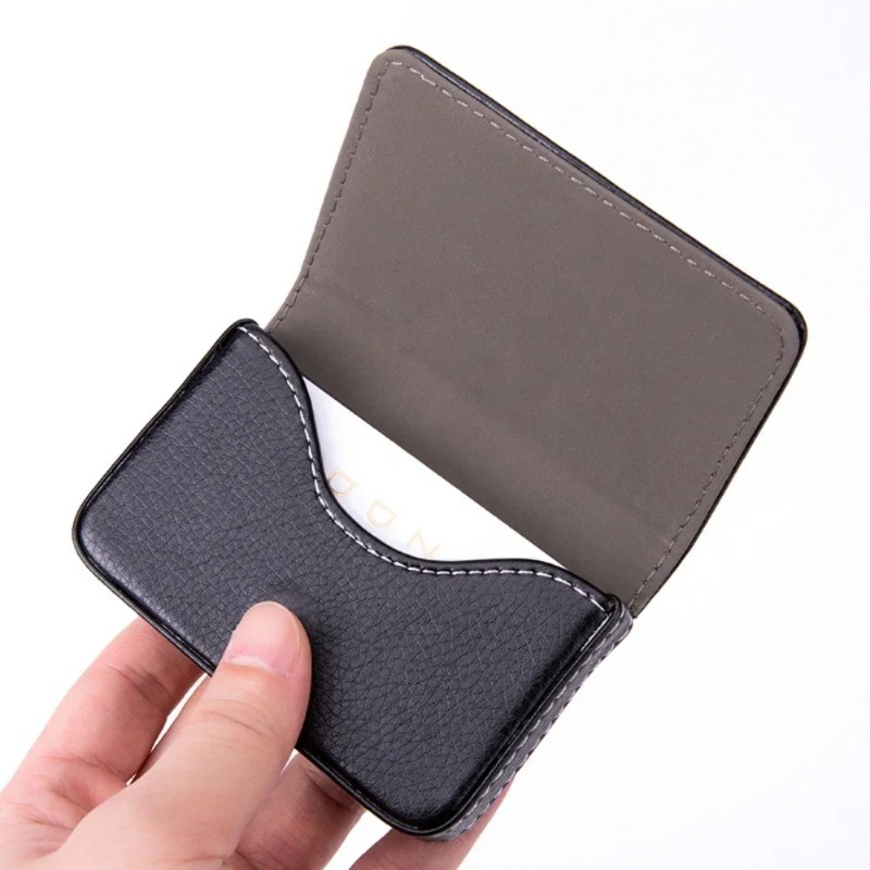 Fashion Sized Stitched PU Leat - Women Fashion Visiting Card 评论和价格