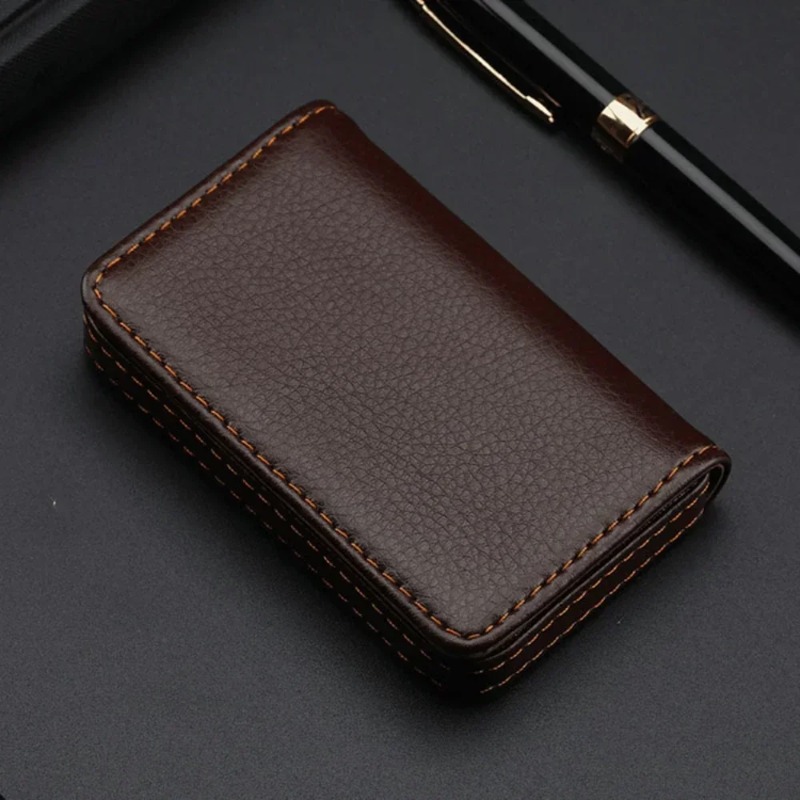 Fashion Sized Stitched PU Leat - Women Fashion Visiting Card 评论和价格
