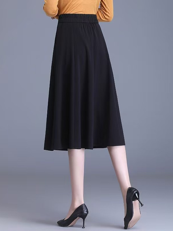 plus Size Women's Slimming Ela - A-Line Skirt Midi 评论和价格