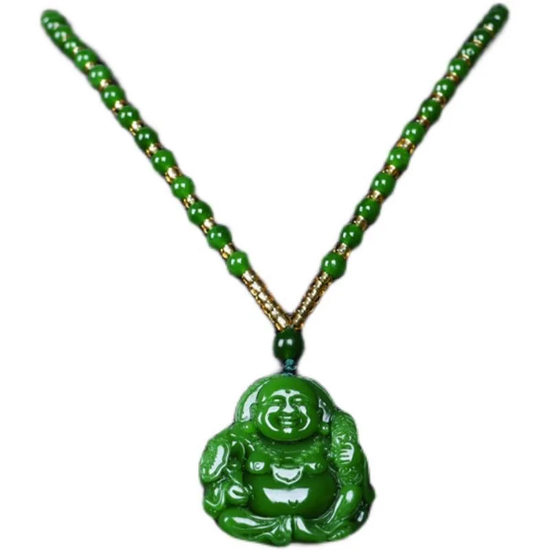 Chinese Green Jade Maitreya Bu - Women Fashion Drawing 评论和价格
