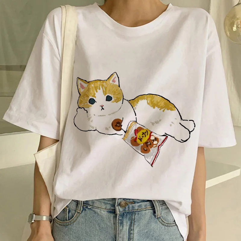Summer New Cute Cat Funny Cart - Women'S Fashion From The 90S 评论和价格