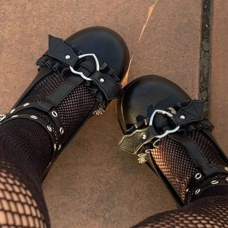 New Sweet Heart Buckle Wedges  - Women'S Fashion Walking Shoes 评论和价格