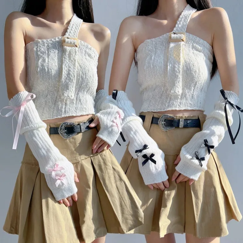 Female Y2K Fashion Arm Warmers - Women'S Fashion Gloves 评论和价格