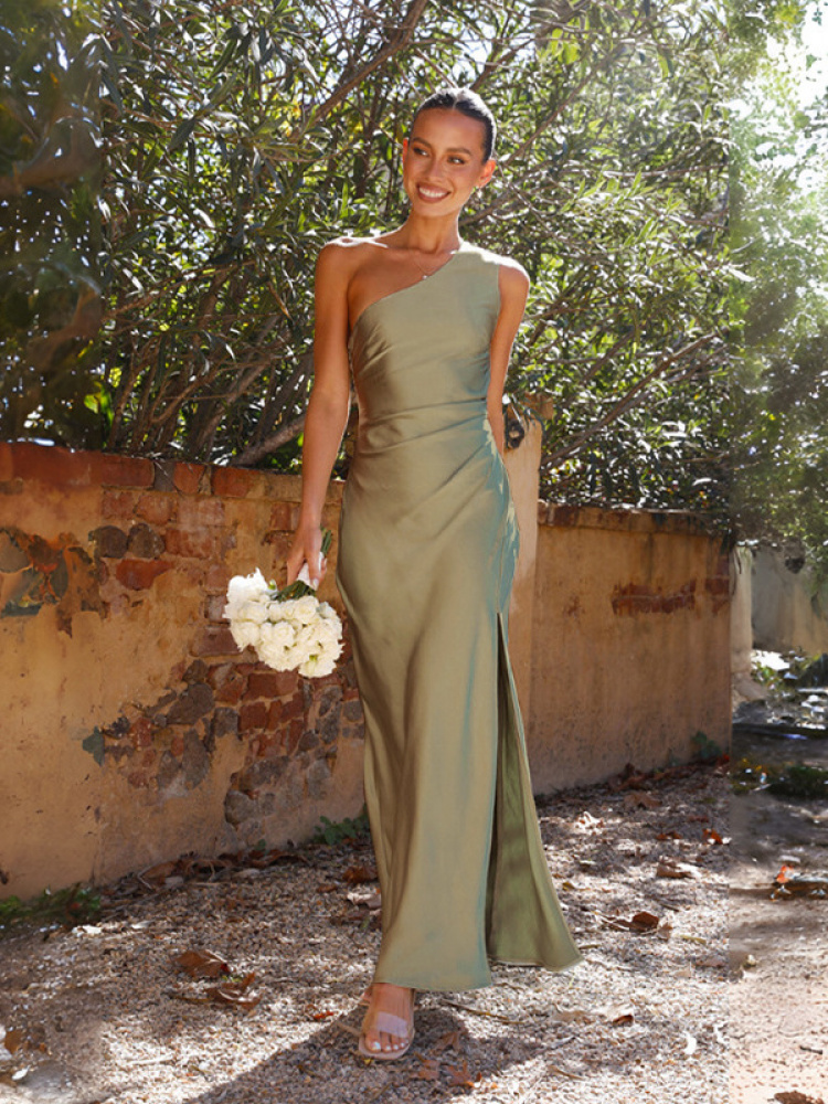 Elegant High-Waisted Slim Fit  - Women Fashion Dress Names 评论和价格