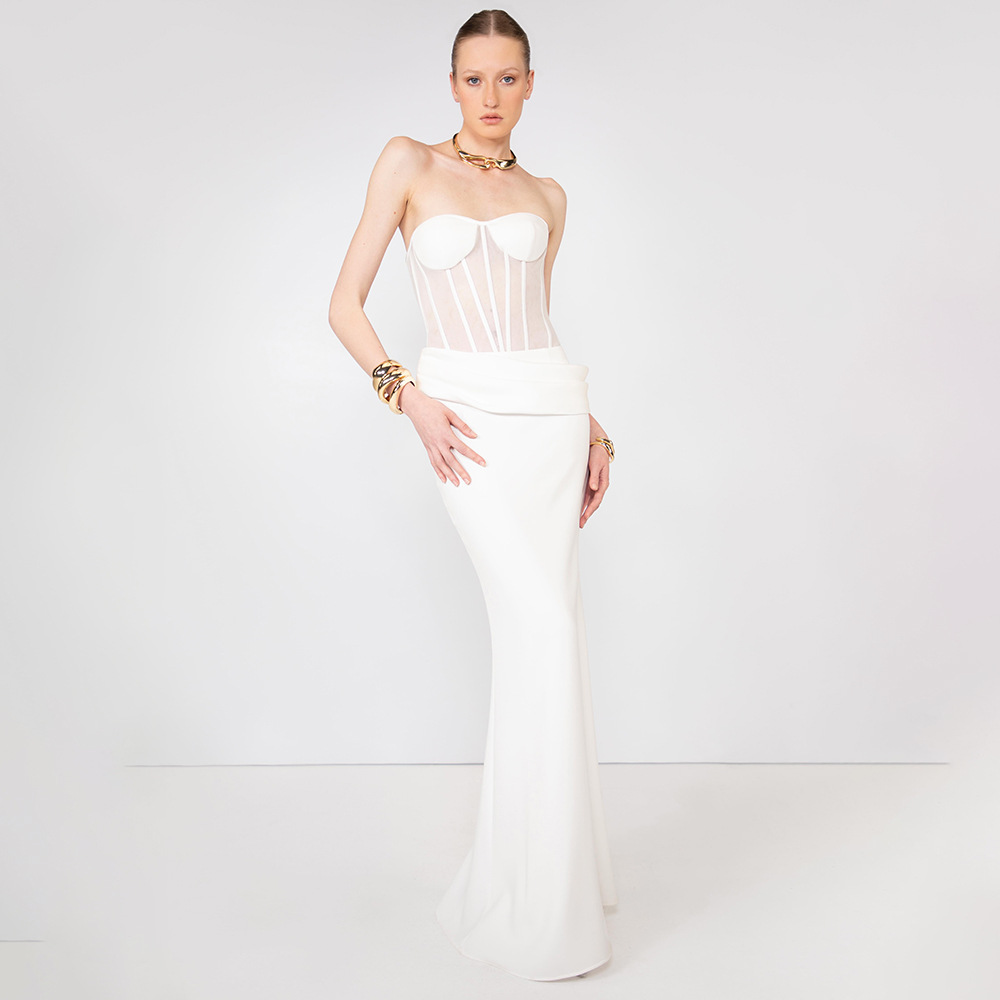Sexy See-through Fishbone Even - Women Fashion Dress Names 评论和价格