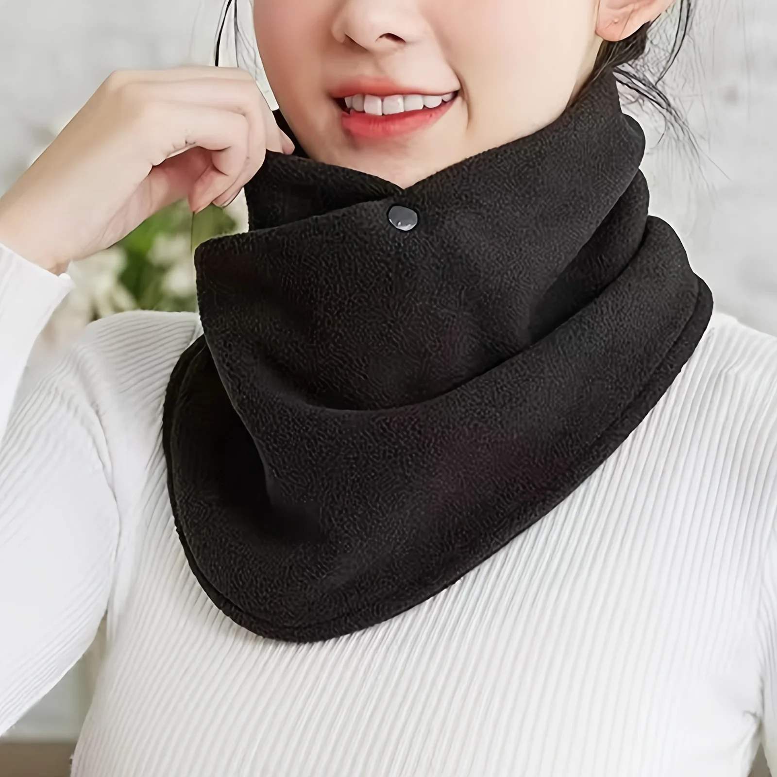 Classic Solid Color Snap Neck  - Women'S Fashion Leggings 评论和价格