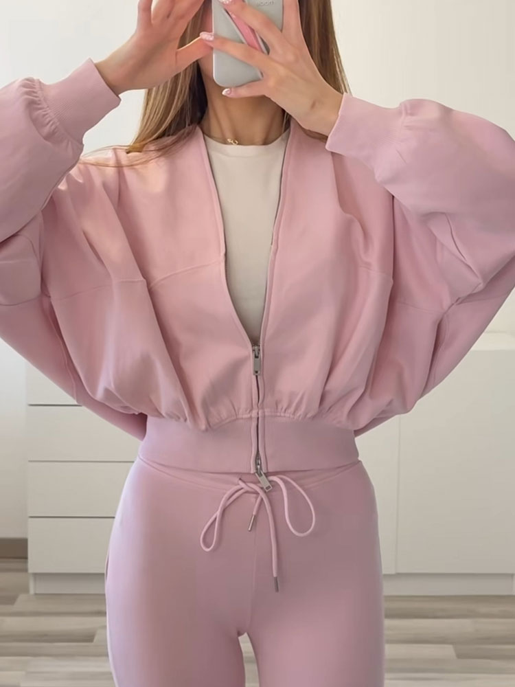 HH Women Elegant Solid Flared  - Women'S Fashion Bomber Jacket 评论和价格