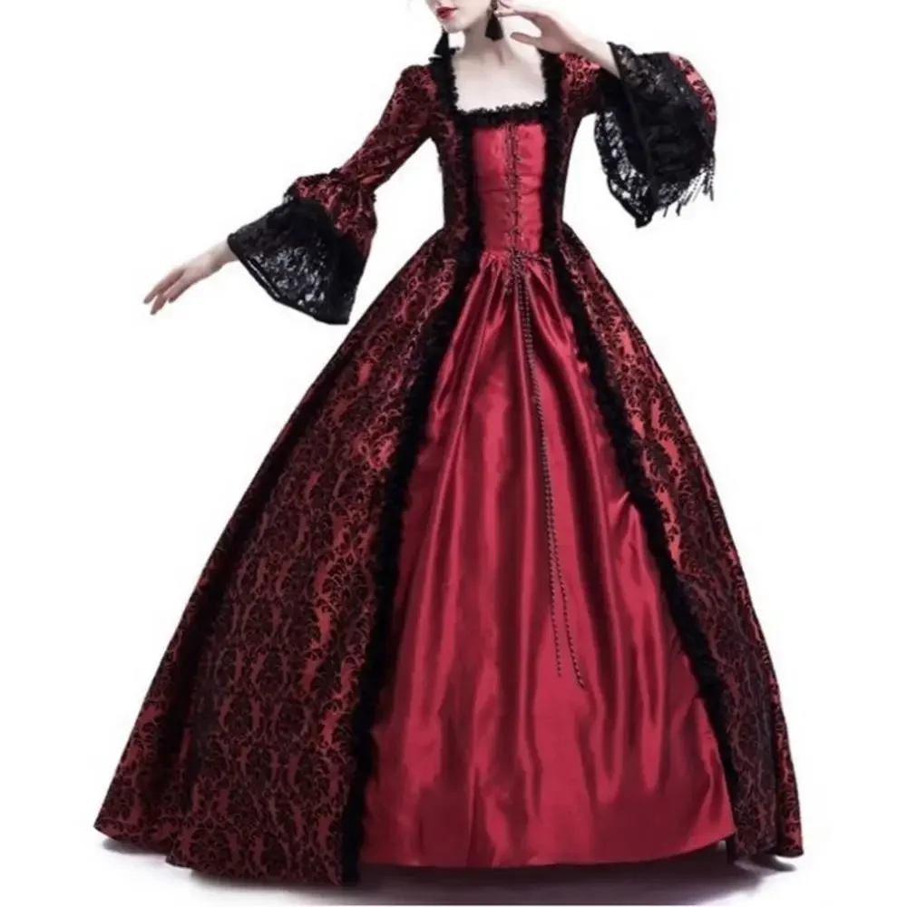 Women Vintage Medieval Gothic  - Bodycon Dress Women 评论和价格