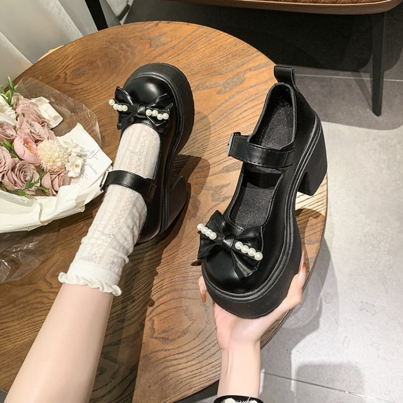 2026 Lolita Shoes Black Super  - Women'S Fashion Walking Shoes 评论和价格