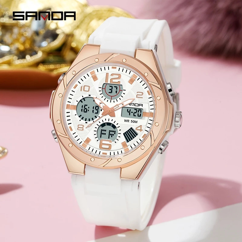 SANDA Pink Watch for Women Ana - Women Fashion Week 2026 评论和价格