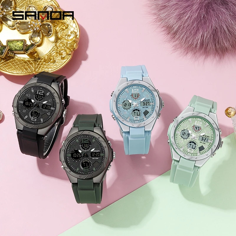 SANDA Pink Watch for Women Ana - Women Fashion Week 2026 评论和价格