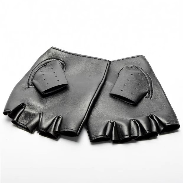 Steampunk PU Leather Fingerles - Women'S Fashion Gloves 评论和价格