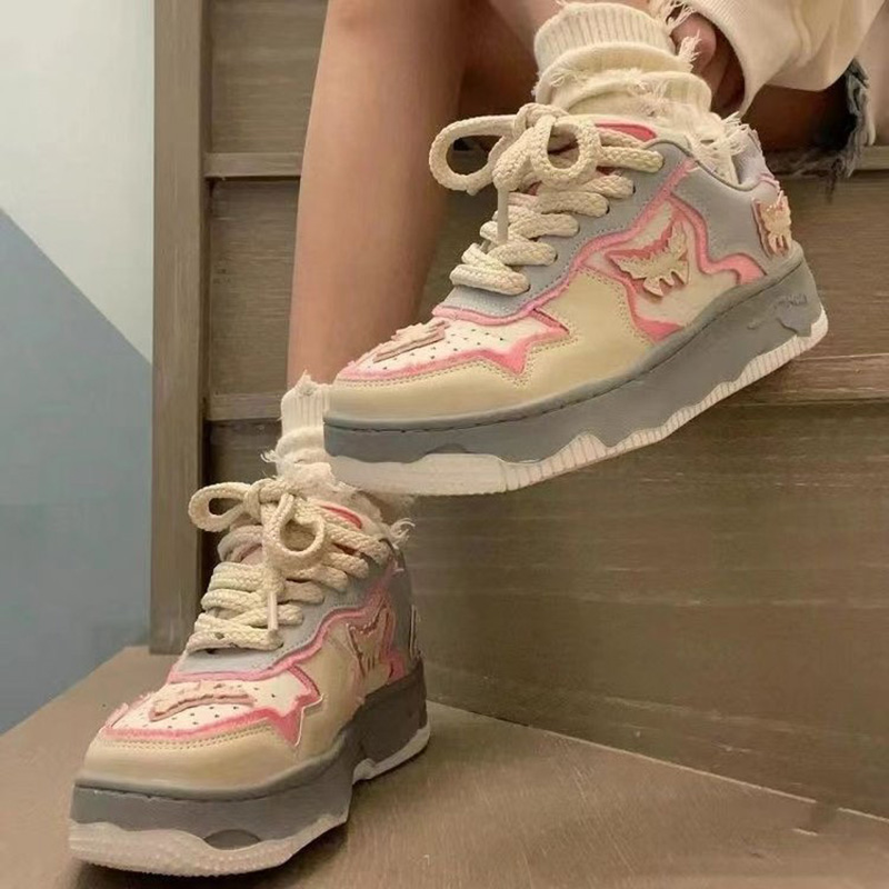 Women Platform Sneakers Fashio - Women'S Fashion Tennis Shoes 评论和价格