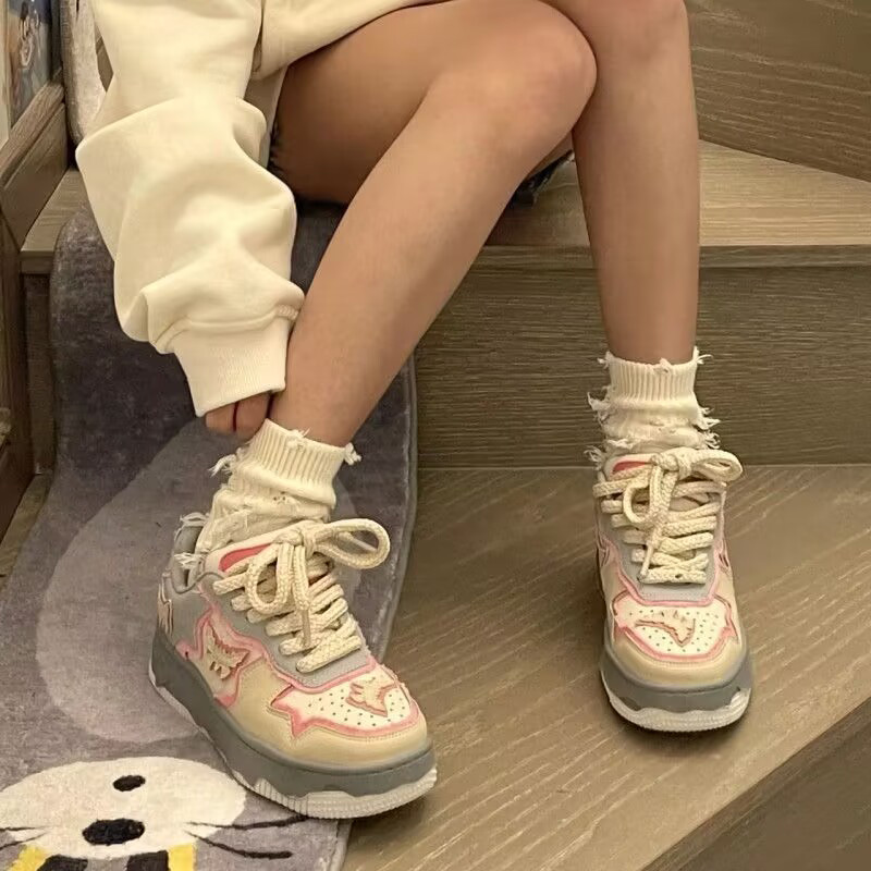 Women Platform Sneakers Fashio - Women'S Fashion Tennis Shoes 评论和价格
