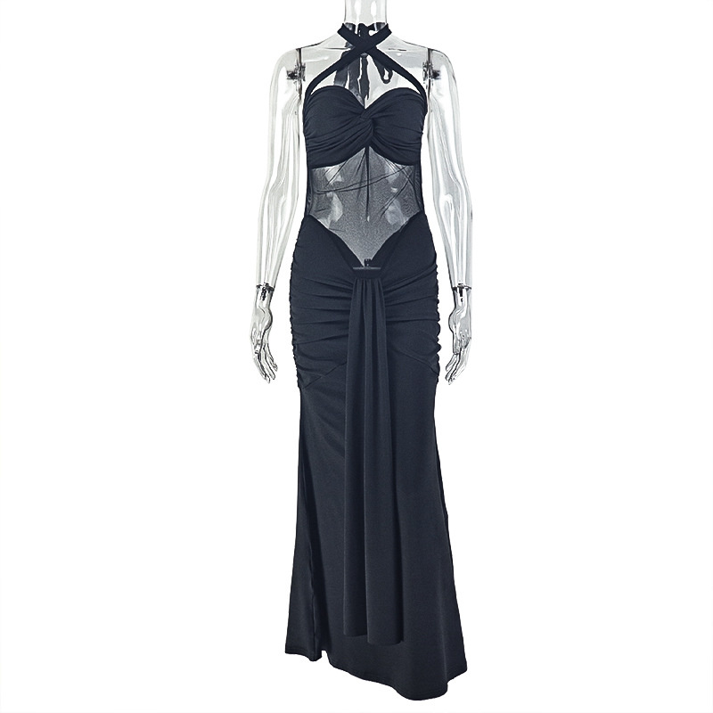 Backless Halter Bodycon Dress  - Bodycon Dress Women 评论和价格