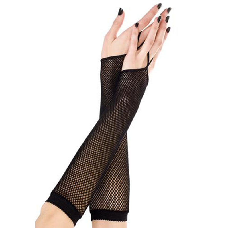 Black New Women Long Fishnet G - Women'S Fashion Gloves 评论和价格