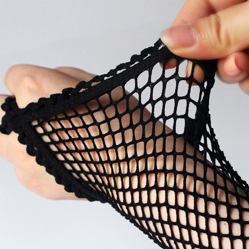 Black New Women Long Fishnet G - Women'S Fashion Gloves 评论和价格