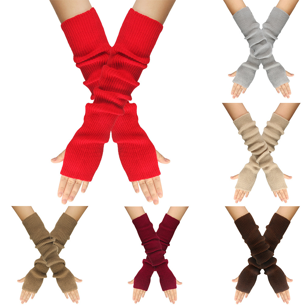 Autumn and Winter Knitted Glov - Women'S Fashion Gloves 评论和价格