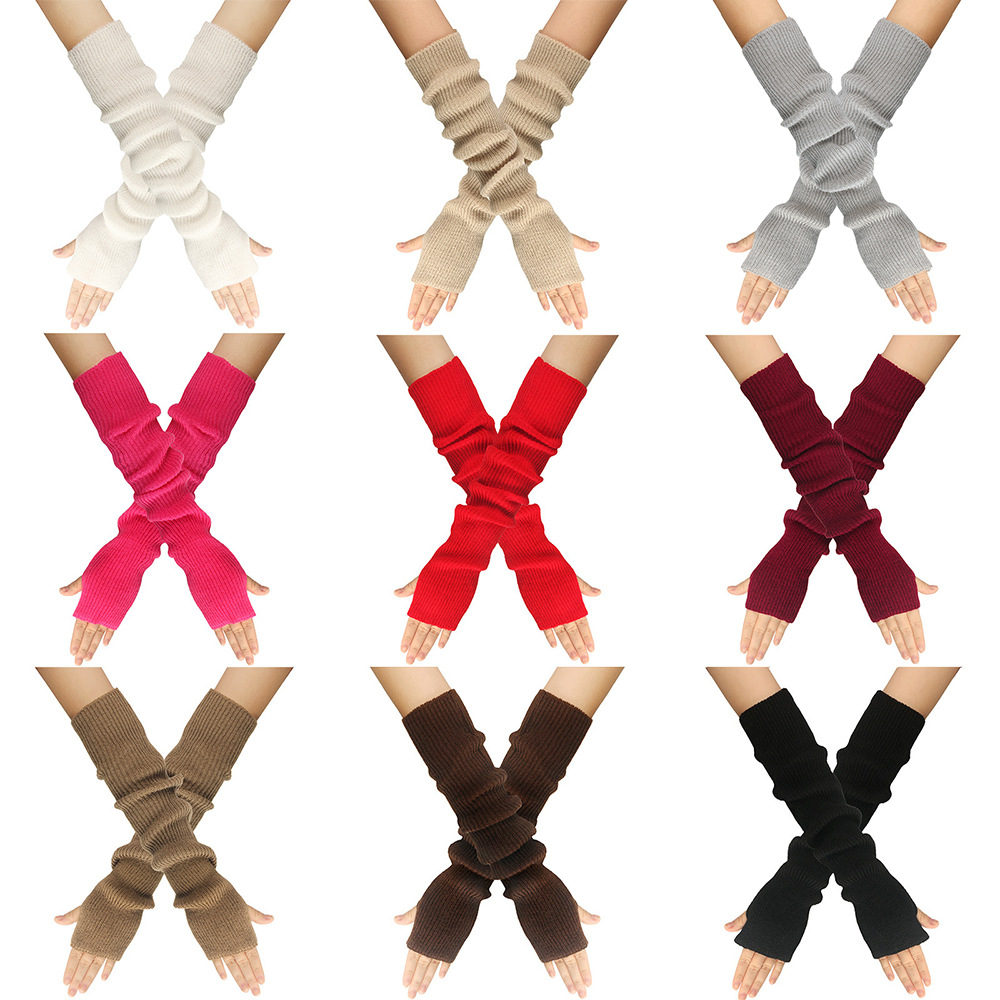 Autumn and Winter Knitted Glov - Women'S Fashion Gloves 评论和价格
