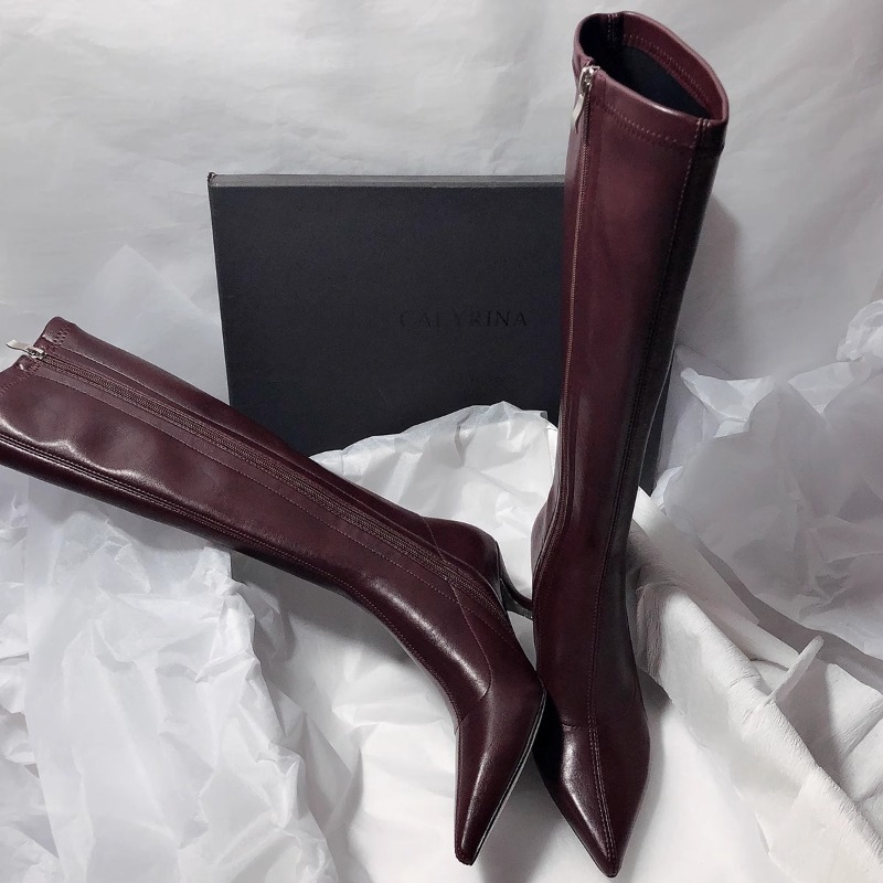 Autumn New Stiletto Fashion Bo - Women'S Fashion Knee High Boots 评论和价格