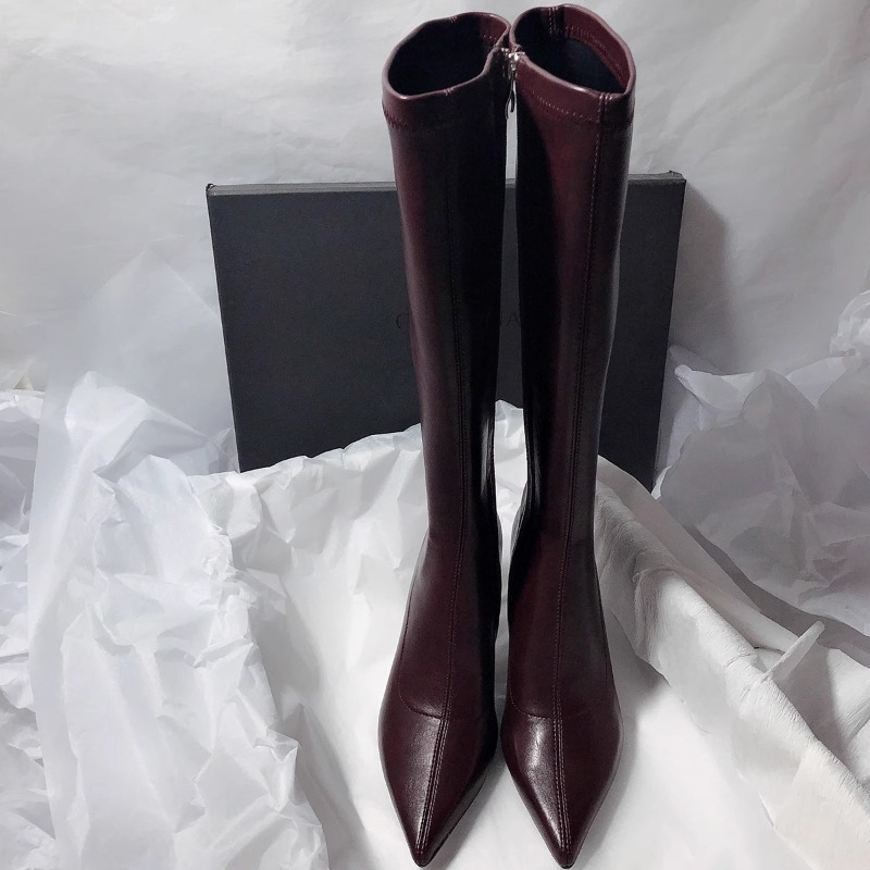 Autumn New Stiletto Fashion Bo - Women'S Fashion Knee High Boots 评论和价格