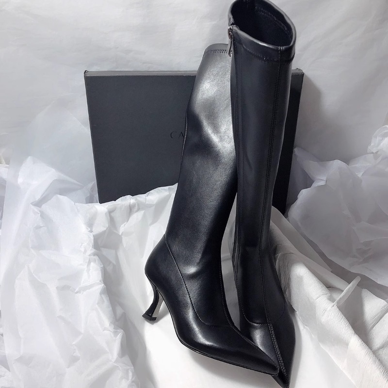 Autumn New Stiletto Fashion Bo - Women'S Fashion Knee High Boots 评论和价格