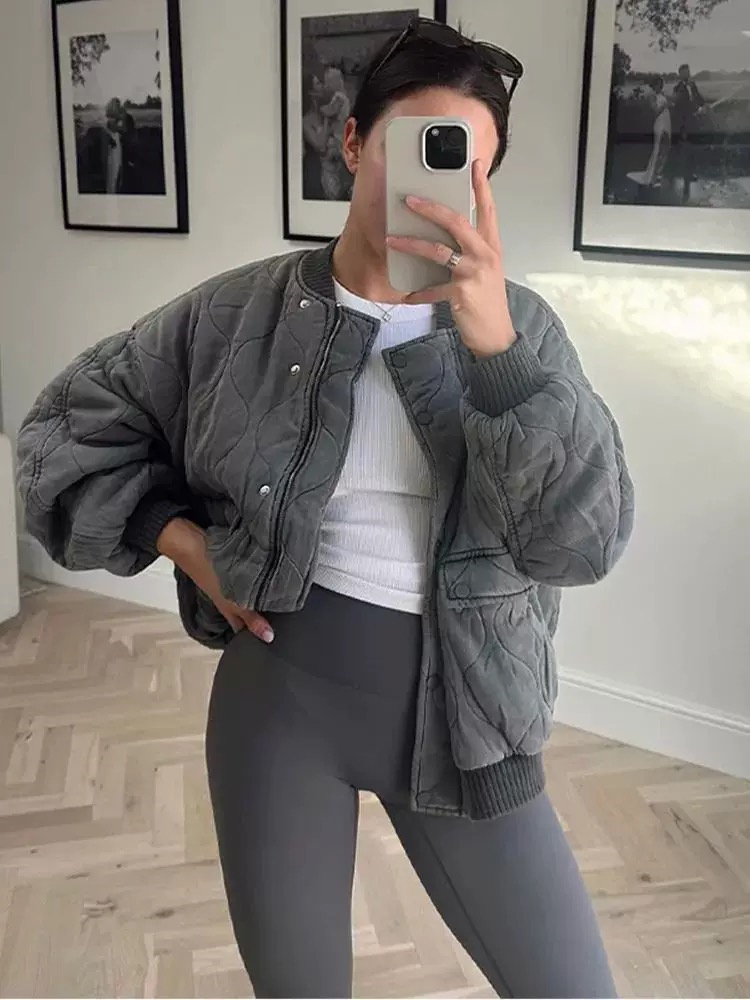 ETJ 2025  Women's New fashion  - Women'S Fashion Bomber Jacket 评论和价格