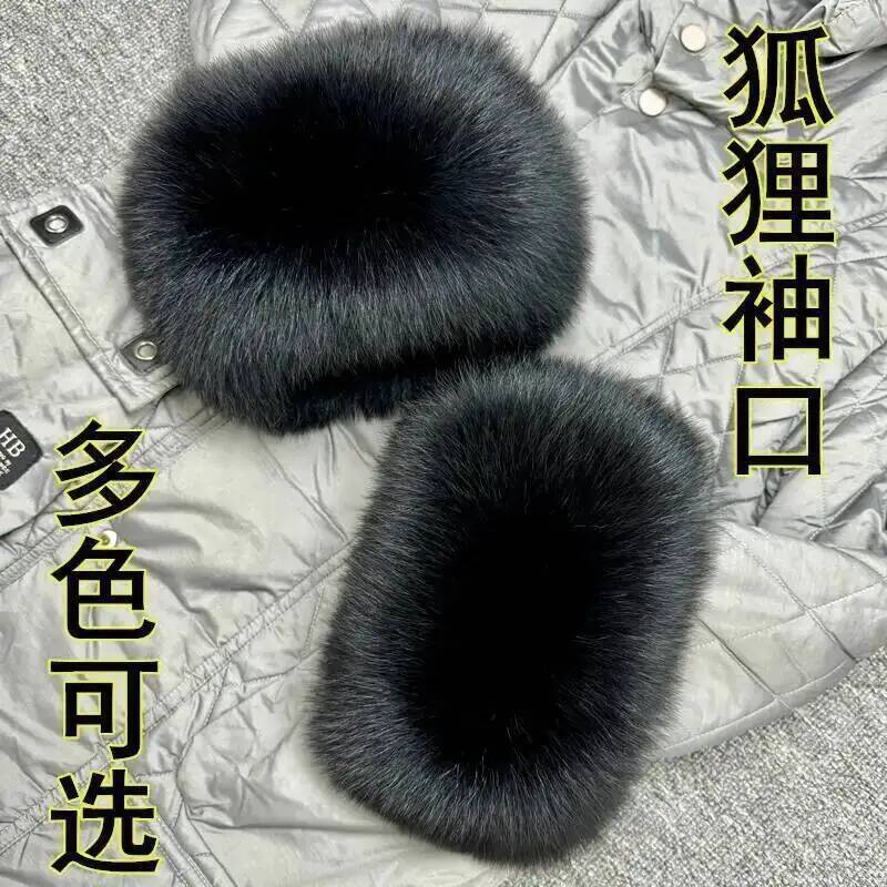 Ladies fox fur Arm Warmers Set - Women'S Fashion Gloves 评论和价格