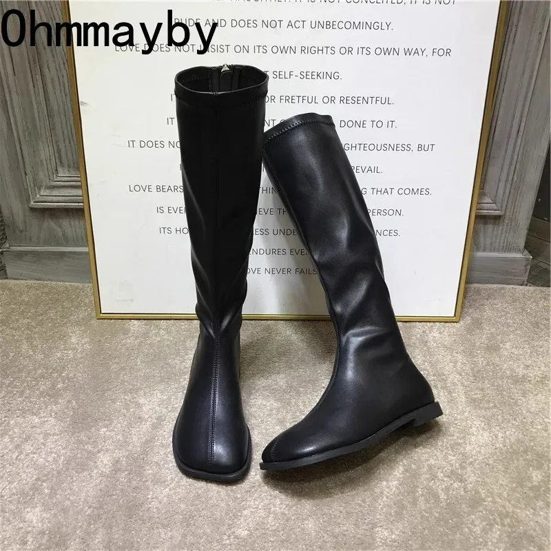 Street Style Stretch Women Kne - Women'S Fashion Knee High Boots 评论和价格
