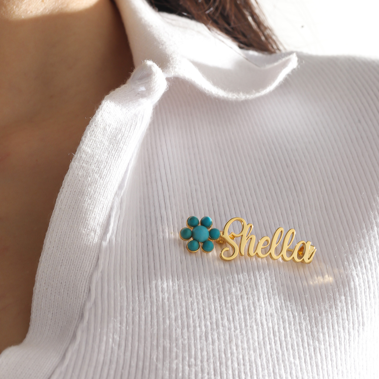 Custom Name Brooch Pin Persona - Women Fashion Dress Names 评论和价格
