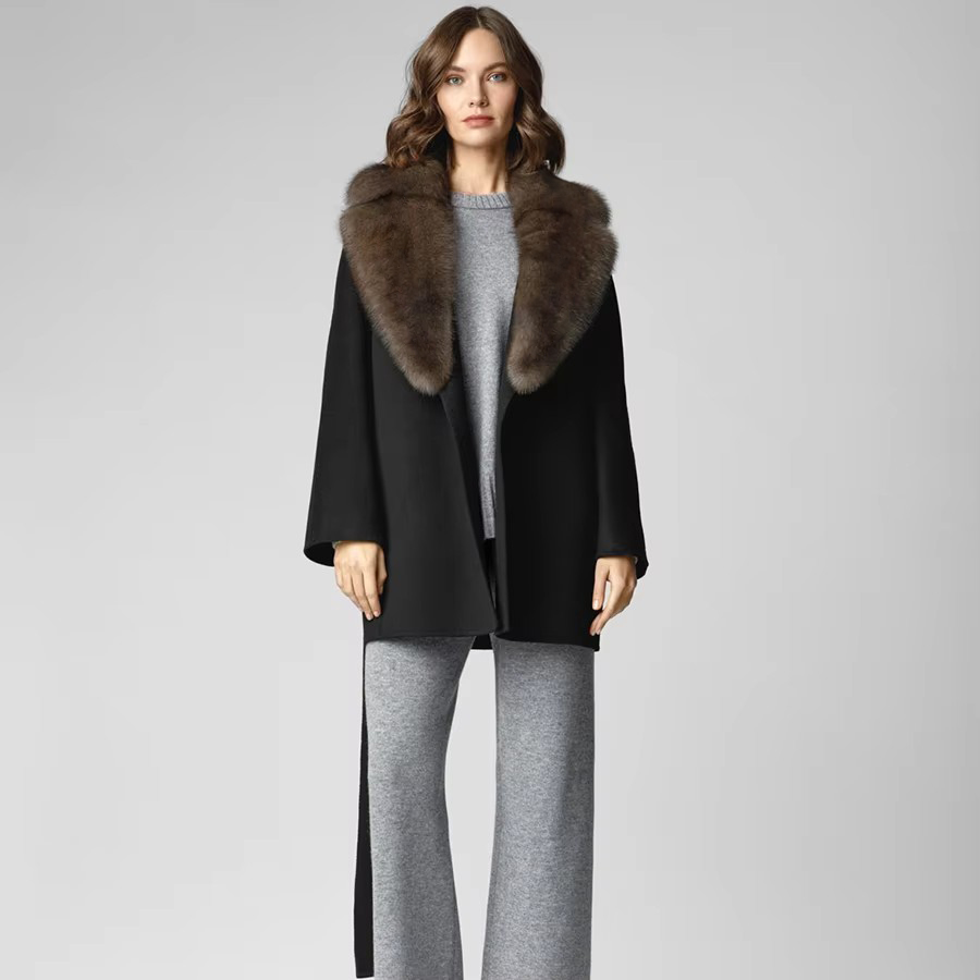 Natural Section Fox Fur Coat W - Women'S Fashion Bomber Jacket 评论和价格