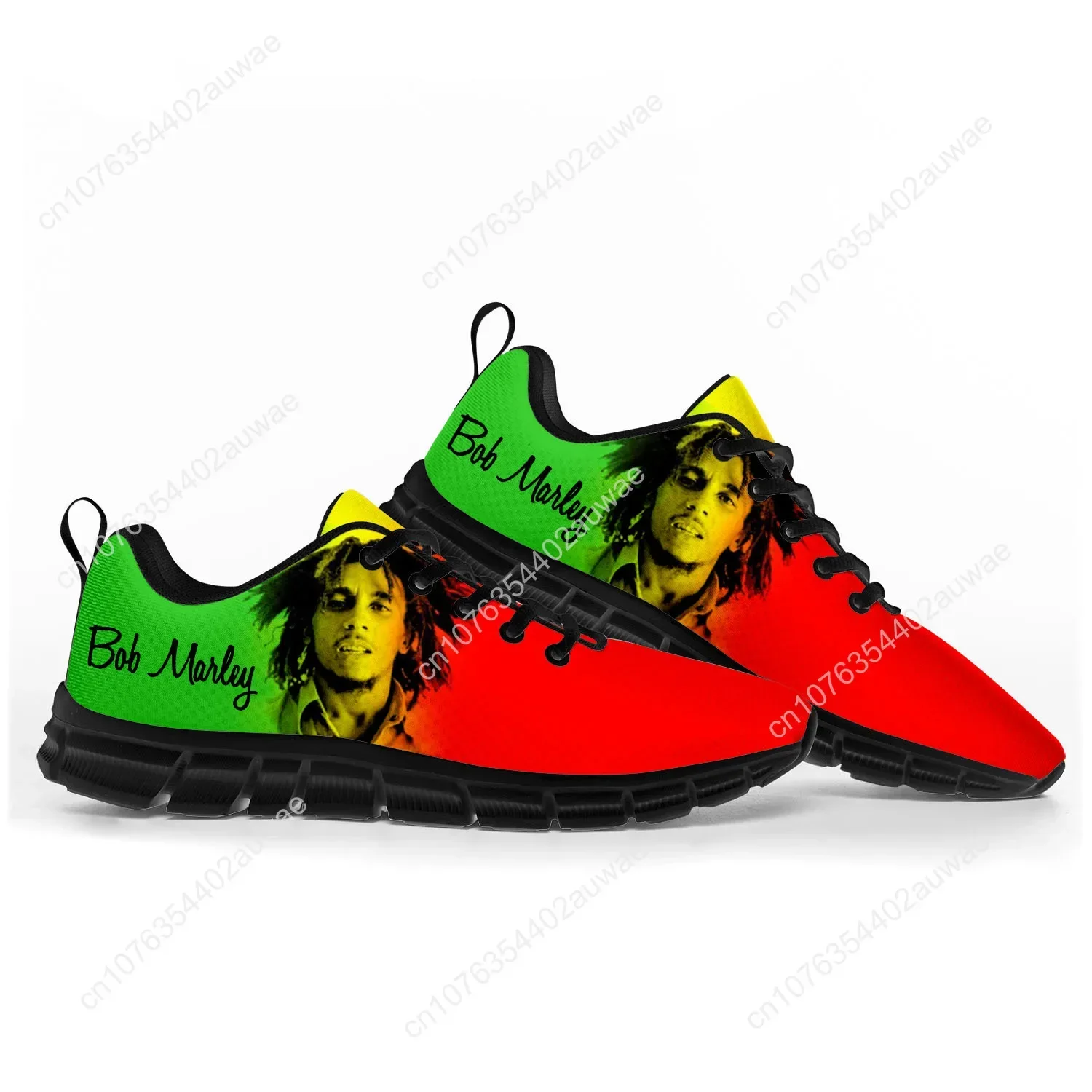 Bob Marley Reggae Rasta Music  - Women'S Fashion Gym Shoes 评论和价格