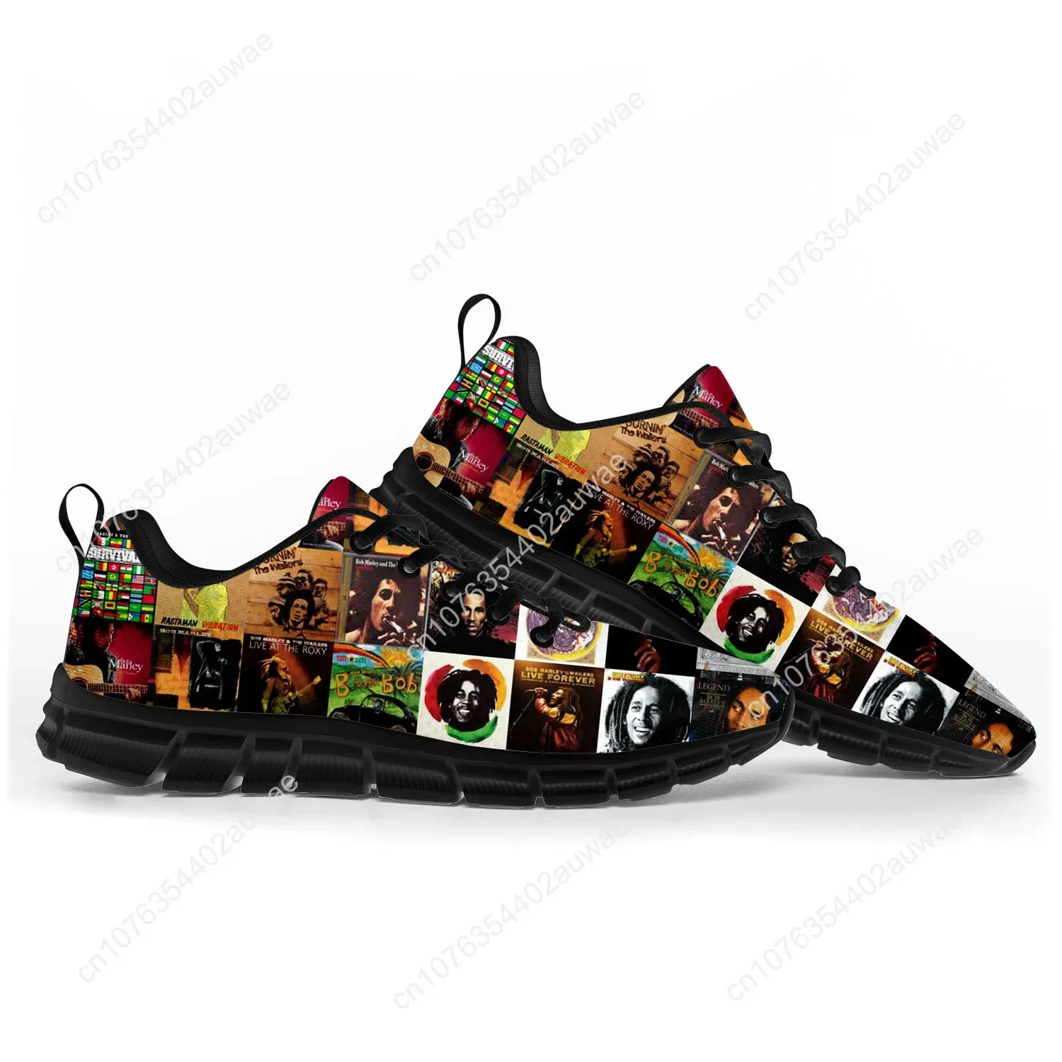 Bob Marley Reggae Rasta Music  - Women'S Fashion Gym Shoes 评论和价格