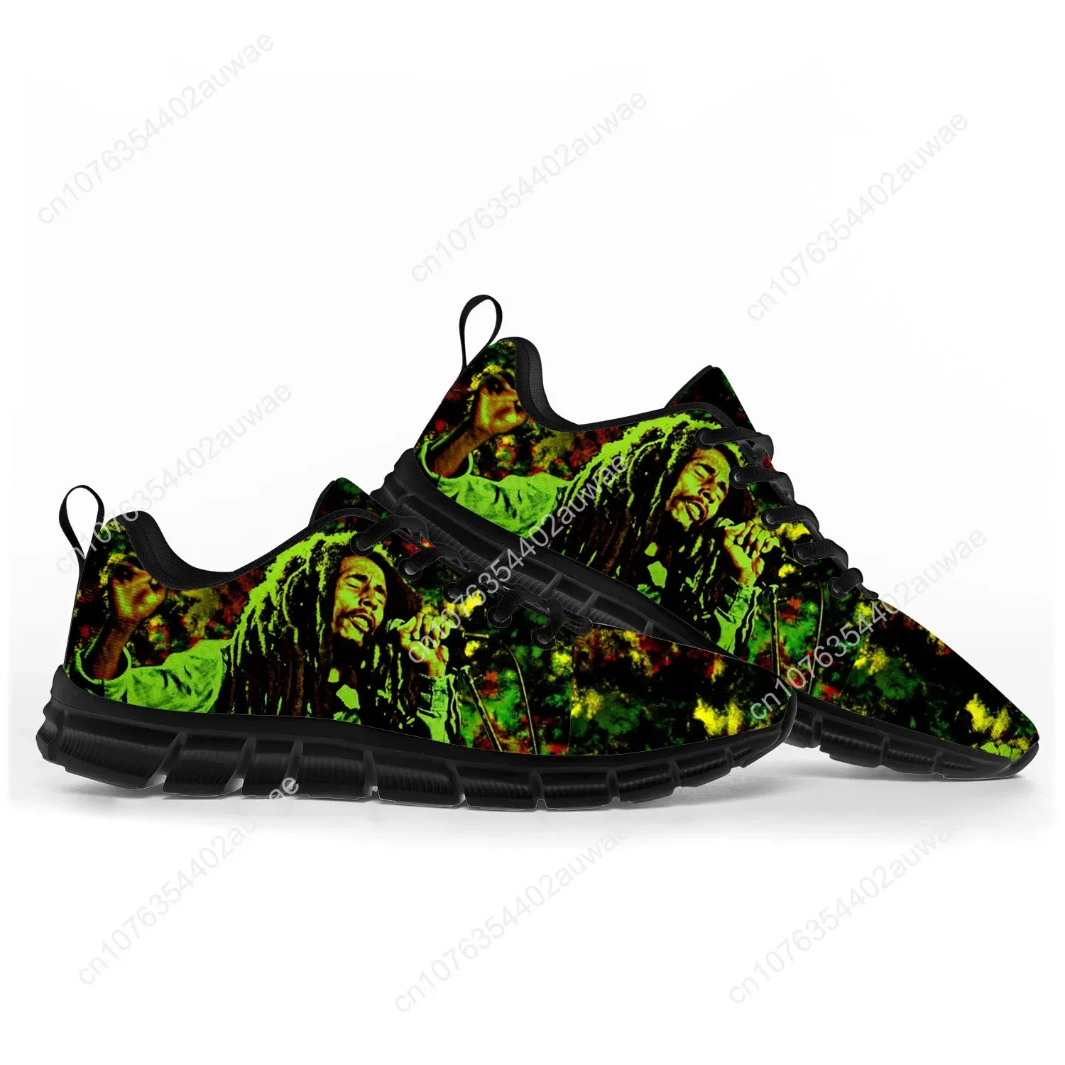 Bob Marley Reggae Rasta Music  - Women'S Fashion Gym Shoes 评论和价格