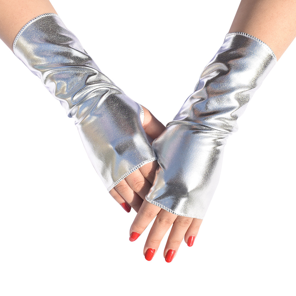1Pair Women's Faux Patent Leat - Women Fashion Gloves 评论和价格