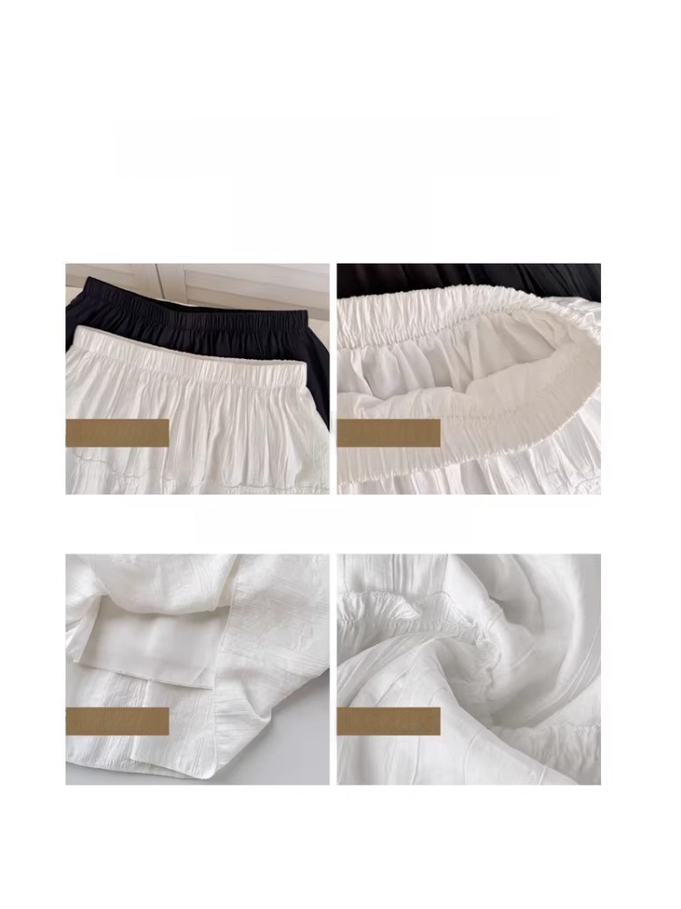 plus Size Women's White High W - A-Line Skirt Midi 评论和价格