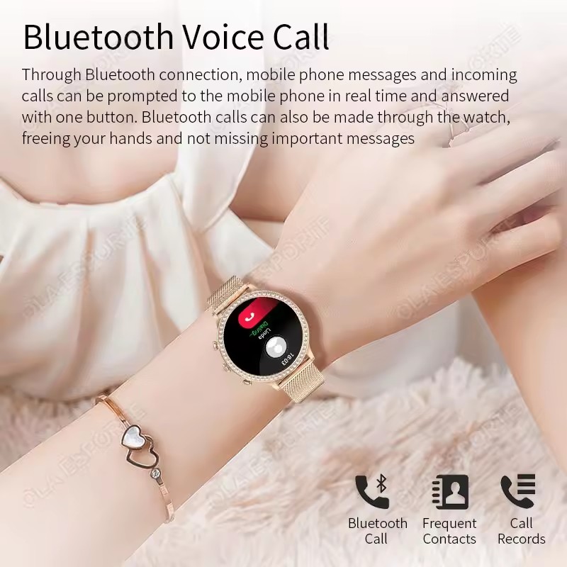 Elegant Ladies' Smartwatch Blu - Women Fashion Zone 评论和价格