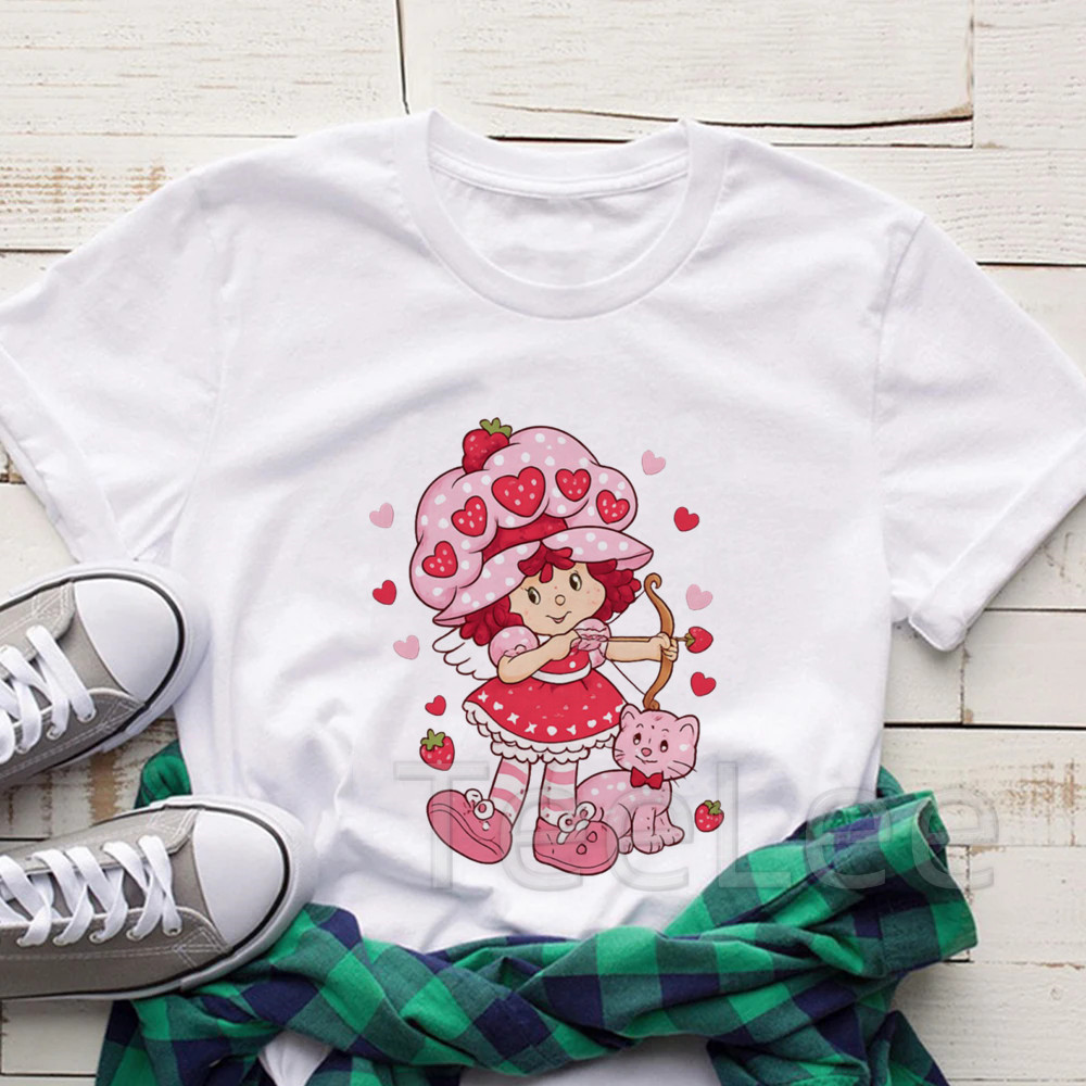 Vintage Strawberry Tshirt Wome - Women'S Fashion From The 90S 评论和价格