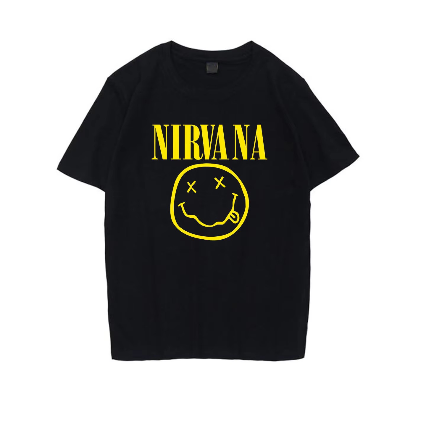 Nirvana Smiley Face Tee, 90s V - Women'S Fashion From The 90S 评论和价格